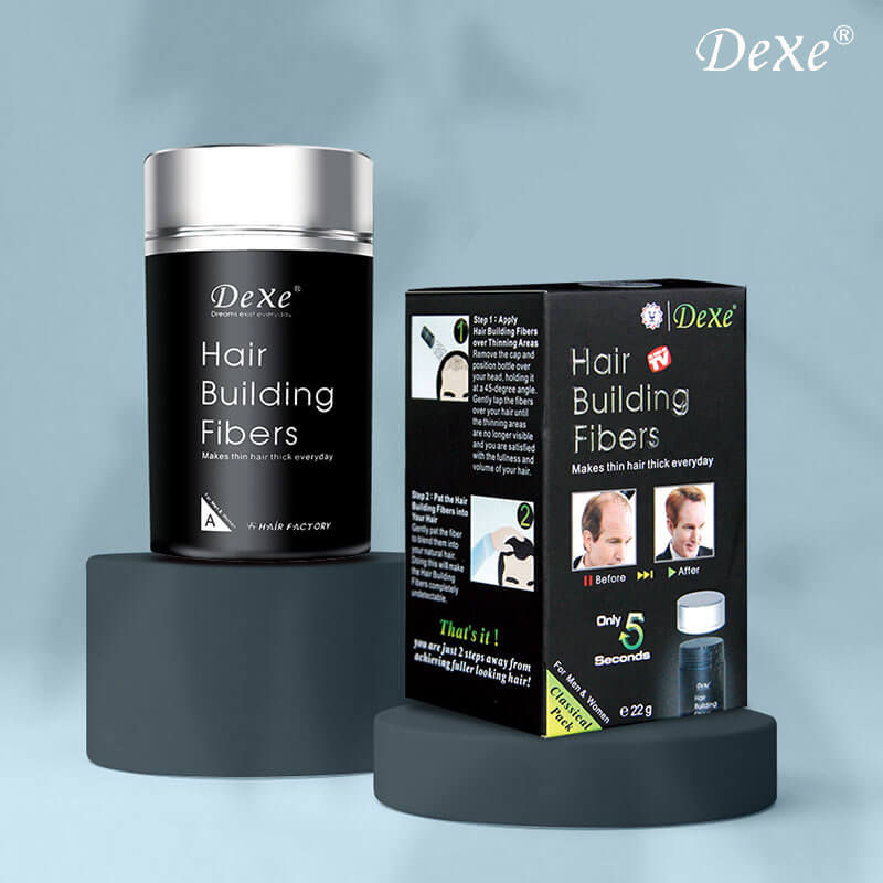 Hair Building Fibers 22g - Black Hair Shampoo | Hair Building Fibers |  Manufacturer | DEXE