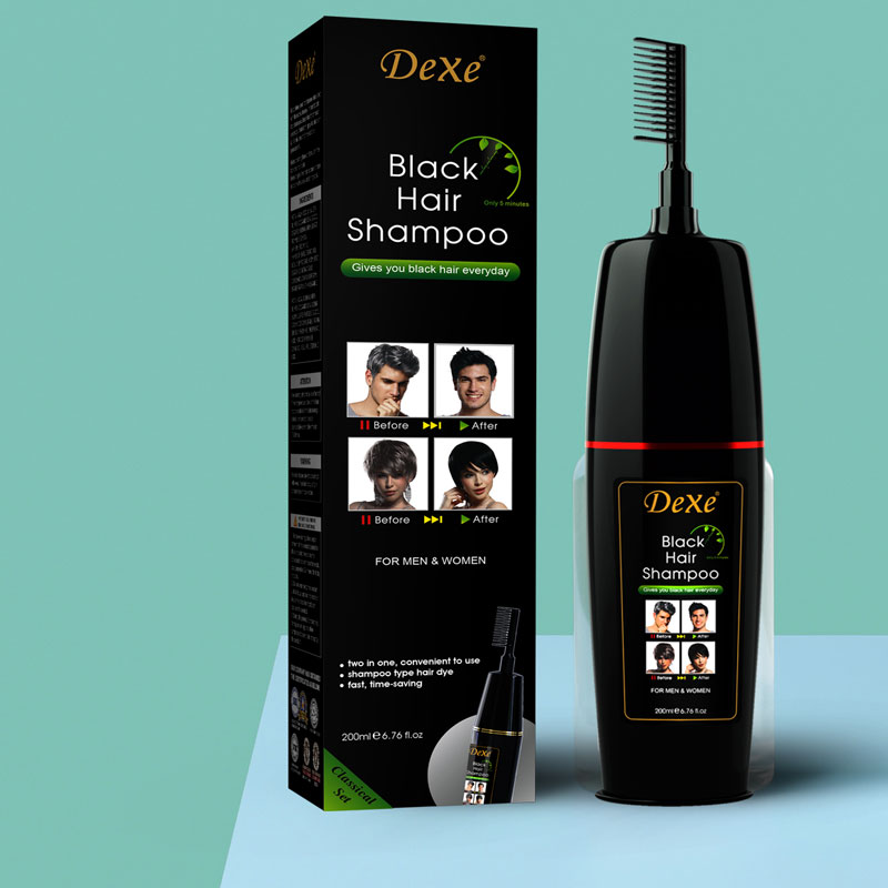 Black hair shampoo comb 200ml DexeOfficial siteDexe Com