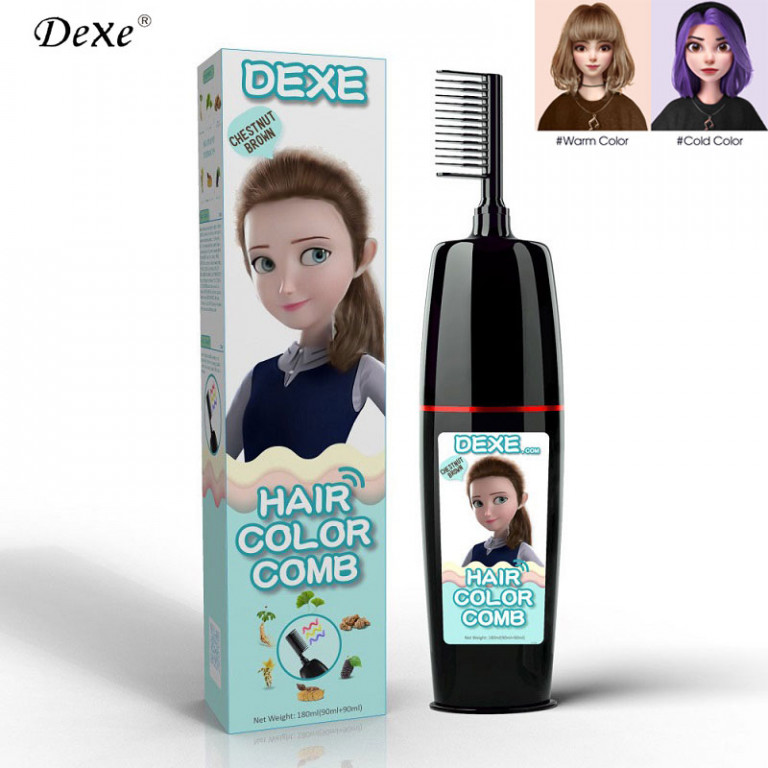 Hair color shampoo comb 180ml DexeOfficial siteDexe Com